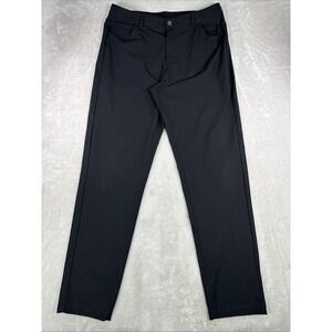 Fabletics Pants The Don 5-Pocket Mens 36X34 Black Hybrid Performance Trouser